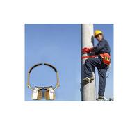 Générique Pieds de sécurité verrouillables avec Harnais et Pointes de Poteau réglables | for la récolte de Noix de Coco, Les miradors de Chasse et Les travaux électriques(13.8in/350mm)