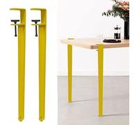 Générique Pieds de Table à Pince en métal, Pieds de Meubles en Forme de F, Design sans Perforation pour Meubles de Console à Faire soi-même