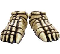 Generique - Pieds jaunes squelette adulte Halloween