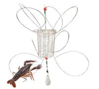 Générique Piège À Crabes,Hameçon De Crabe À 8 Boucles | Nasse Anti-Fuite en Eau Salée pour Crevettes Écrevisses Pêche sur Glace en Kayak Homard en Mer Profonde
