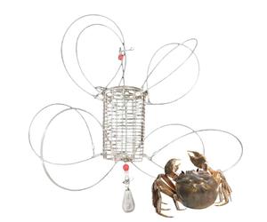 Générique Piège À Crabes - Hameçon De Crabe À 8 Boucles | Nasse Anti-Fuite en Eau Salée pour Crevettes Écrevisses Pêche sur Glace en Kayak Homard en Mer Profonde