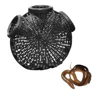 Générique Piège À Écrevisses, Cage De C De Poisson,Filet De Cage À Poisson,Attrape-Écrevisses Pliable, Nasse A Poisson,Filets De Pêche Au C Portables,Piège À Anguille Fabriqué en Polypropylène