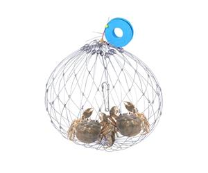 Générique Pièges à crabe de pêche, de pêche souple, Cage de capture de crabe - d'ouverture et de fermeture automatique, multifonctionnel en fil d'acier souple pour attraper des poissons, des