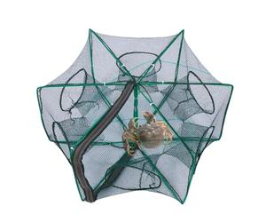 Générique Pièges à Vairons | Cage à Crabe Pliable | Cage de Piège de Pêche Portable pour Mer, Plage, Crabes et Crevettes, Étang, Lac, Kayak et Camping