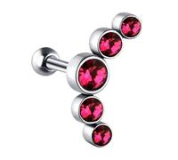 Générique Piercing d ' oreille en acier inoxydable, résistant à la, bijoux Punk Rock, boucle d ' oreille faite à la main pour un usage quotidien