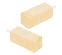 Générique Pierre à Air pour Aquarium en Bois Naturel 2pcs, Accessoire Bulleur Aquarium pour Augmenter Oxygène et Purifier Protéines, Design Simple, Usage Maison et Bureau
