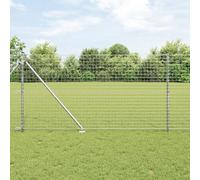 Générique Pieux de clôture avec Pointe 13 pcs Ø32 mm 160 cm en Acier galvanisé,Poteaux & traverses de clôture,27.85KG-42004277