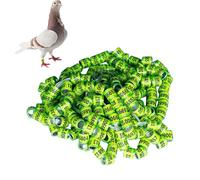 Générique Pigeon Identification Rings, 50PCS Bird Foot Bands, Safe Birdhouse Accessories for Racing Pigeons, Parrots, Chicks, Ducks, Effortless Bird Management, 0.8cm/0.31 inche