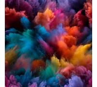 Générique Pigments Couleurs Papier Peint Épaissir Mat Auto Adhésif 44x600 cm Résumé Fumée Meubles Autocollants Amovible Comptoir Contact Papier Stickers Muraux pour Bains Salon Chambre