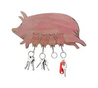Générique Pigner - Fiable, Animal Pig Wall Art Decor | Porte-organisateurs de clés décoratifs, porte-clés muraux pour garder une trace de votre salon Keys, lieu d'étude