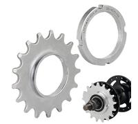 Générique Pignon de vélo à Vitesse Unique | Cog de Roue Libre Fixe | Électroplité en Argent traité à la Chaleur 13T-18T | Équipement de Remplacement pour Le vélo sur la Route, la Montagne et la Ville