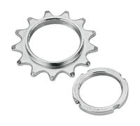 Générique Pignon de vélo à Vitesse Unique | Cog de Roue Libre Fixe | Électroplité en Argent traité à la Chaleur 13T-18T | Équipement de Remplacement pour Le vélo sur la Route, la Montagne et la Ville