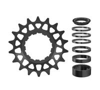 Générique Pignon Simple,Adaptateur Plateau 16 Dents et 18 Dents | Pignon Fixe | pour Le Cyclisme en Extérieur Ville Rue Montagne Route Adultes Débutants Et Jeunes