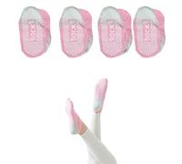 Générique Pilates Socks for Women Grip Socks Non-Slip with Toe Grip & Ankle Straps for Yoga, Barre, Ballet, Dance, Barefoot Workout (D)