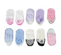 Générique Pilates Socks for Women Grip Socks Non-Slip with Toe Grip & Ankle Straps for Yoga, Barre, Ballet, Dance, Barefoot Workout (F)