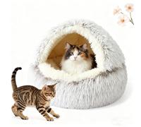 Générique Pilcozy Lit Chien, Pilcozi Lit Chien, Lits Cocon Thérapeutique pour Chat Et Petit Chiens, en Peluche Douce, Un Confort Hivernal, Confort Enveloppant (B,65cm)