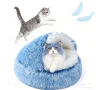 Générique Pilcozy Lit Chien, Pilcozi Lit Chien, Lits Cocon Thérapeutique pour Chat Et Petit Chiens, en Peluche Douce, Un Confort Hivernal, Confort Enveloppant (E,65cm)