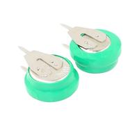 Générique Piles Rechargeables avec Broches à souder, Pile Bouton puissante pour Jouets électriques, équipement, Batterie Anti-Fuite