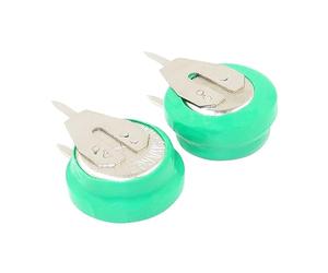 Générique Piles Rechargeables avec Broches à souder, Pile Bouton puissante pour Jouets électriques, équipement, Batterie Anti-Fuite