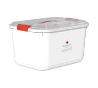 Générique Pill Box with Handle - Multilayer Family Pill Organizer | Large Capacity Portable Medicine Storage Box | for Travel, Home, Pills Bandages