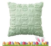 Générique Pillow Covers - 45cm Rabbit Egg Pattern Soft Pillowcase, | Decorative Pillow Case for Living Room Couch Sofa Home Holiday Farmhouse Indoor Bedroom Enhancing Your Home's Playful Charm