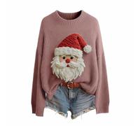 Générique Pilou Pilou Femme, Pull Renne Noel Lutin Pul Sweat Ridicule Oversize Intérieur Sherpa Pere Moche Noël Interieur Vêtements Musical Chemisier Femme Noel L