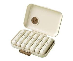 Générique Pilulier Semainier 7 Jours, Organisateur De Médicaments 7 Compartiments Empilables, Pilulier Journalier Avec Grande Ouverture