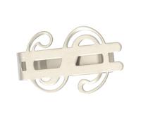 Générique Pince à Billets Acier Inoxydable et Portable Clip Multifonction pour Billets Documents et Marque Pages pour Bureau et
