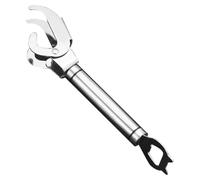 Générique Pince à Bol en Acier Inoxydable Résistante la Chaleur, Ouvre-bocal et Ouvre-bouteille Multifonction Cuisine, Prise Facile et Sûre