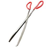 Générique Pince à Crabe Antidérapante en Métal 43 CM Pince à Anguille Réutilisable pour Fruits de Mer Outil de Capture Polyvalent pour Homard Crabe et Crevettes Usage Plage et Pêche