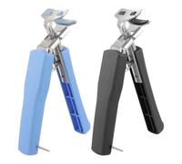 Générique Pince à Plaque Chauffante Anti-brûlure 2 Pièces en Acier Inoxydable et Plastique, Outil Polyvalent pour Camping et Usage Extérieur, Accessoire la Cuisine Sûr et Pratique