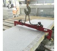 Générique Pince à Plaque Verticale pour Le Levage de Pierres et d'acier, Ouverture réglable, Conception Robuste, idéale pour Les îles et Les Bords de Route, Outil de Levage Durable et fiable