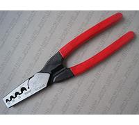 Générique Pince à sertir électrique rouge PZ10-35, 10-35 mm², nez plat, ergonomique