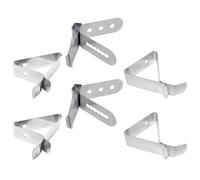 Générique Pince Thermomètre Inox 304 Lot de 6 Clips Réglables pour Tasse Café, Support Sonde pour Contrôle Température la Cuisine Domestique