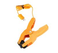 Générique Pince Thermomètre Type K pour Mesure de Température Industrielle Large Plage 40 à 200°c, Haute Précision en Plastique Jaune, Modèle Ht-05, Poids 87g