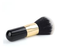 Générique Pinceau à Fond de Teint Plat pour Application de Blush et Bronzer Noir pour en Nylon pour Maquillage Visage Fluide et Crème