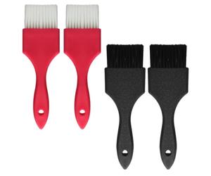 Générique Pinceau à Teinture Capillaire 4 Pièces en PC pour Application Lisse et Facile, pour Coiffure à Domicile, Brosse Professionnelle pour Coloration Cheveux Hommes et Femmes