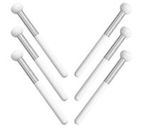 Générique Pinceaux Correcteurs Champignon en Éponge Blanche Légers et Portables Lot de 6 pour Maquillage Professionnel et