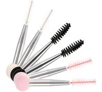 Générique Pinceaux de Maquillage Double Tête Tampon Pratique pour Maquillage Professionnel Set de 6 en Aluminium pour Saint-valentin pour Sourcils et