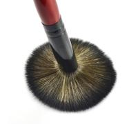 Générique Pinceaux de Maquillage en Nylon 2pcs pour Femme, Application Uniforme, Manche en Bois Facile à Tenir, Kit Brosse Professionnel pour Usage Quotidien