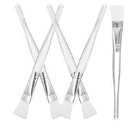 Générique Pinceaux pour Masques Faciaux Lot de 5 Applicateurs Nylon Souples 14 CM Outils de Soin Visage pour Femmes Masques la Boue