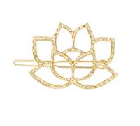 Générique Pinces à Cheveux Faciles à Clipser Tenue en Alliage Lot de 5 Forme Lotus Rétro Élégantes pour Femmes et Filles Adaptées à Divers Styles de Coiffure