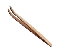 Générique Pinces à Épiler en Bois Beige 28 Cm pour Reptiles, Légères et Flexibles, Outil Confortable pour Nourrir Tortues, Lézards et Grenouilles en Terrarium