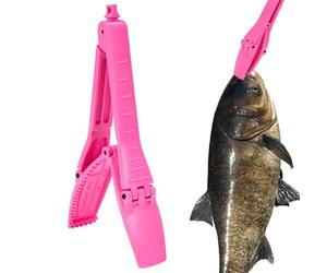 Générique Pinces à Poisson - Pince Pliable multifonctionnelle antidérapante, Pince à lèvres Professionnelle pour Poisson, sécurité de la mâchoire de avec gâchette à Ressort, Gestion Robuste