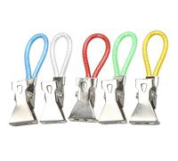 Générique Pinces à torchon cuisine - 5 pièces colorées,Clips Porte-Serviettes - pour cuisiniers locataires parents appartement camping-car placard garage sous-sol buanderie atelier d'art chambre