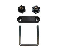 Générique Pinces de Fixation pour Barres de Toit, Supports de Montage pour Barres de Toit - Pinces à boulons en U pour Coffre de, écrous de pour Montage,Kit de Fourgon de Voiture