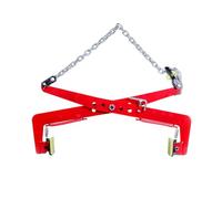 Générique Pinces de Levage pour Bordures de Pierre Rouge, Type chaîne, Pince pour Dalles de marbre, 12-37 cm, véhicule de manutention de Bordures de Route