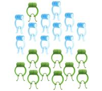 Générique Pinces Nez en Pom et Mousse Eva, 20 Pièces, Clip Pratique pour Arrêter les Saignements de Nez, Adapté pour Exercices de Respiration et Confort Nasal