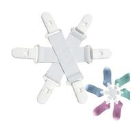 Générique Pinces pour Draps De Lit, Sangle De Drap Réglable Compacte Anti-nœuds - Pinces De Verrouillage Pours Support De Drapss, pour Literie, Housses De Matelas, Draps De Lit, Coussin De Canapé