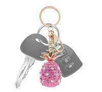 Générique Pineapple Key Chains - 3x3x11.5cm Cute Fruit Keyring Accessories, Colorful Fashion Key Holder For Bags Wallets Keys, Pineapple Charm Keychain - For Women Kids Friends